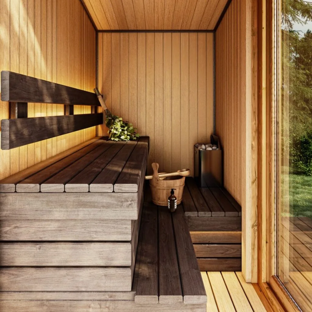 Malá zahradní sauna - realizace Firma Wodecki