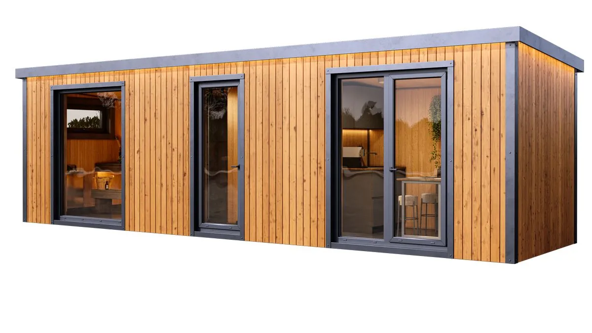 Zahradní sauna - model M - realizace Firma Wodecki