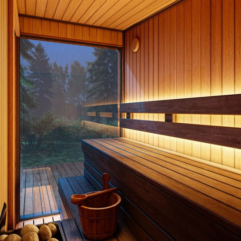 Mała sauna ogrodowa - realizacja Firma Wodecki