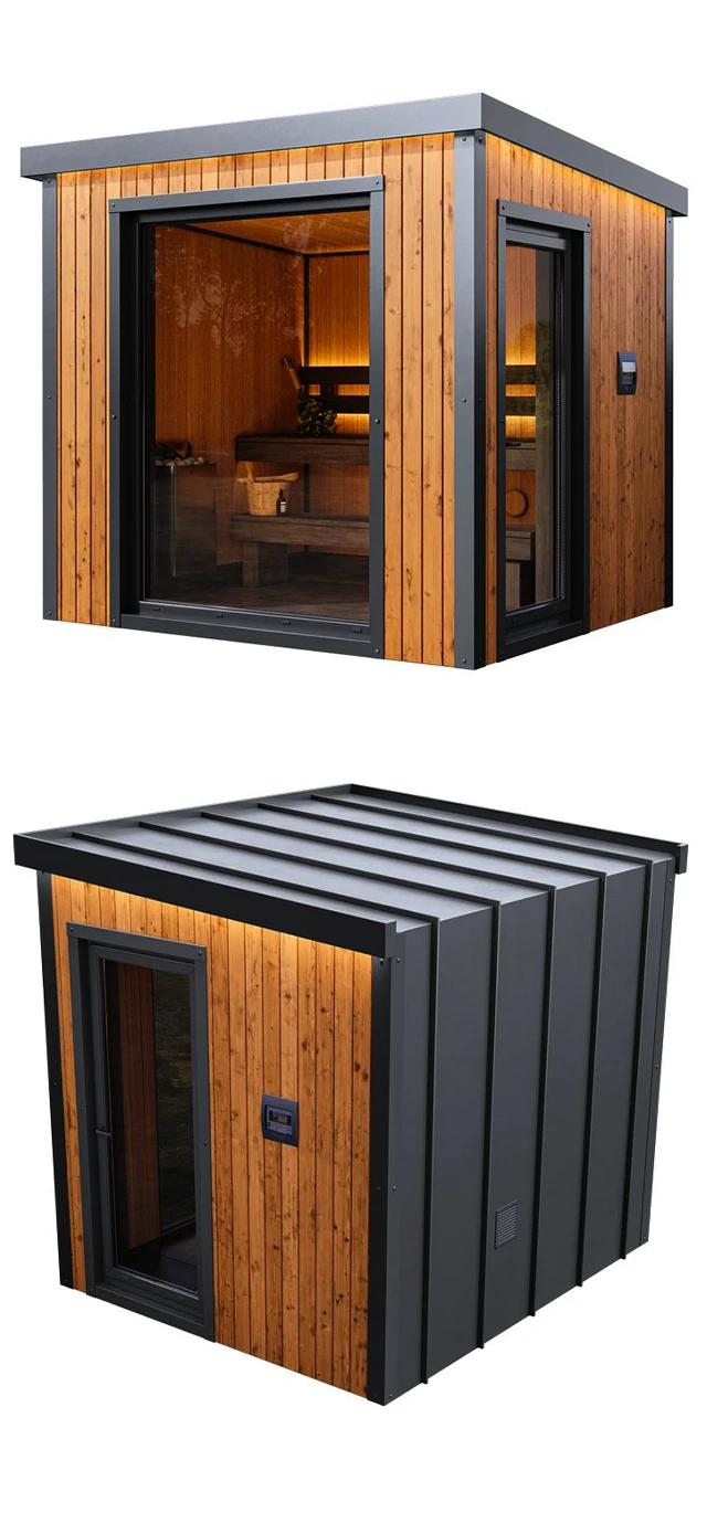 Sauna ogrodowa - model L - realizacja Firma Wodecki