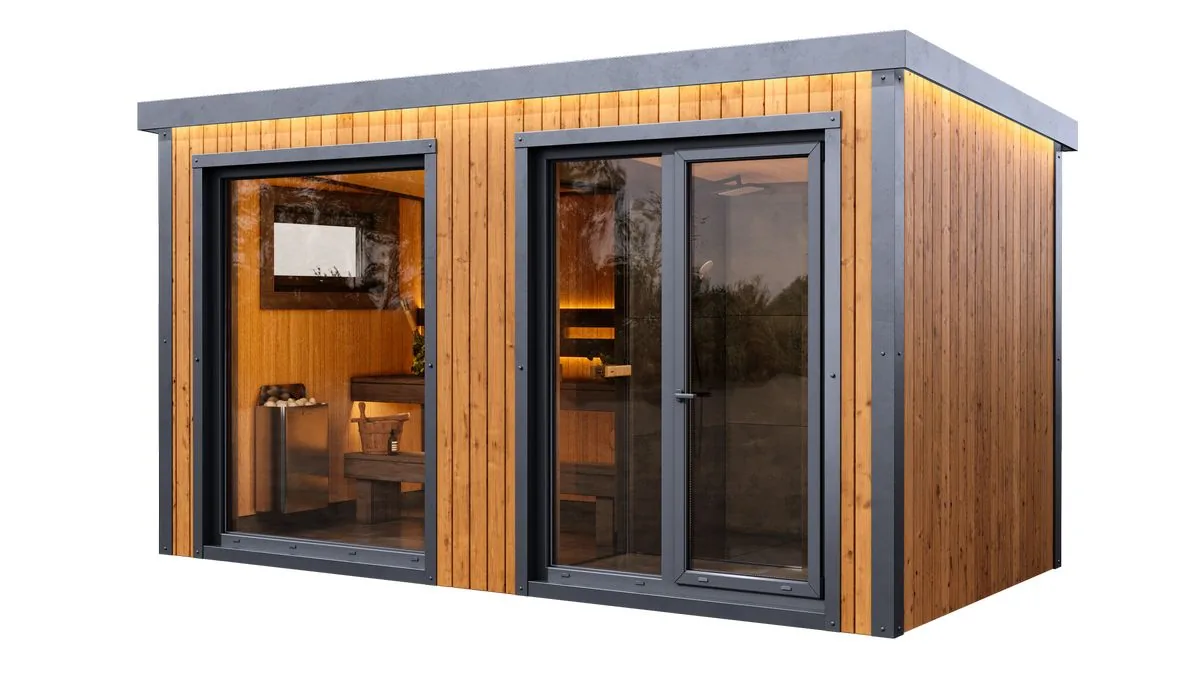 Sauna ogrodowa - model M - realizacja Firma Wodecki