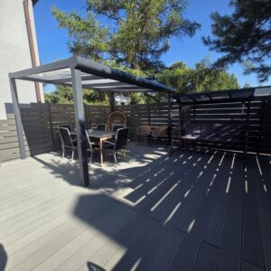 Zabudowa tarasu ogrodowego