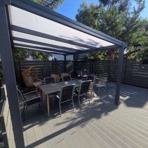 Zabudowa tarasu ogrodowego