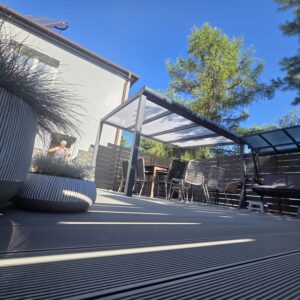 Zabudowa tarasu ogrodowego