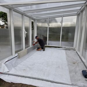 Zabudowa tarasu ogrodowego