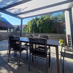 Zabudowa tarasu ogrodowego