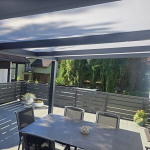 Zabudowa tarasu ogrodowego