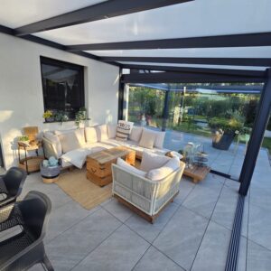 Zabudowa tarasu ogrodowego